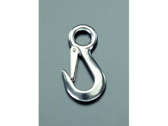 ●材質：ステンレス（ＳＵＳ３１６）●安全ラッチ付●使用荷重：１３５ｋｇ●口の開き：１６．８ｍｍ●全長：９９ｍｍ