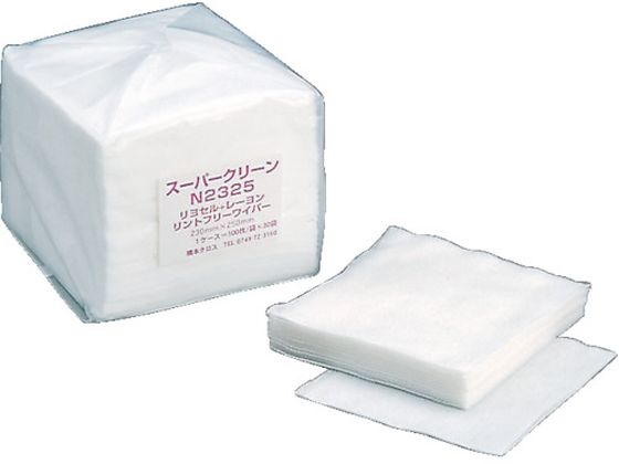 ●型番：N2325●入数：3000枚●シートサイズ（mm）：230×250 ●色：ホワイト ●ケース入数：100枚×30袋●4つ折り ●ISOClass7（Fed／STDクラス10000）相当●テンセ