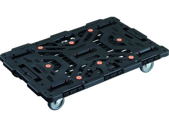 ●型番：BT900J3-E100●均等荷重（kg）：250 ●色：ブラック ●長さ（mm）：900 ●幅（mm）：600 ●高さ（mm）：150 ●キャスター径（mm）：100●完成品 ●自在キャスタ