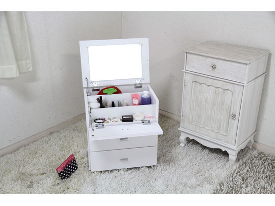 【新品・送料無料】フィーゴ ドレッサー ホワイト フィーゴ ドレッサー(WH) FW-4553DR【別送品】 | リビング収納