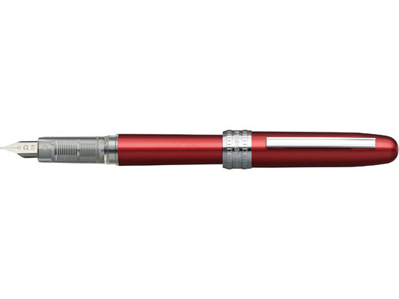 ●化粧箱入り●色：レッド●材質：金属●サイズ：中字●線種：中字●線幅：０．５ｍｍ●付属品：カートリッジインク（ブラックインク）１本、説明書●ペン先の種類：ステンレスペンに電着塗装仕上