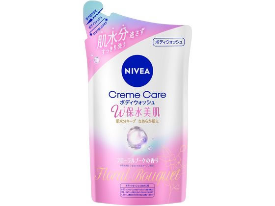 KAO ニベアクリームケアボディウォッシュ W保水美肌 フローラル香り 詰