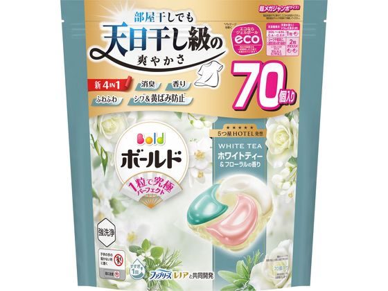 P&Gジャパン ボールド ジェル ボール 4D ホワイトティー 替 SMJ 70個
