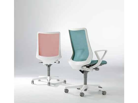 オカムラ フルーエント 肘無ローバックチェア