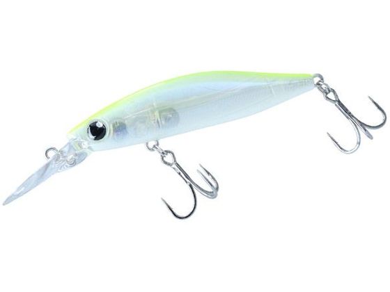 ※商品画像は参考イメージです。サイズ：７３ｍｍ 自重：１１．７ｇ タイプ：シンキング 潜行レンジ：ＭＡＸ３ｍ フック仕様：♯６●ベイエリアゲームに最適なコンパクトＤＲミノー。●Ｍａｘ３ｍ越えの潜行能力