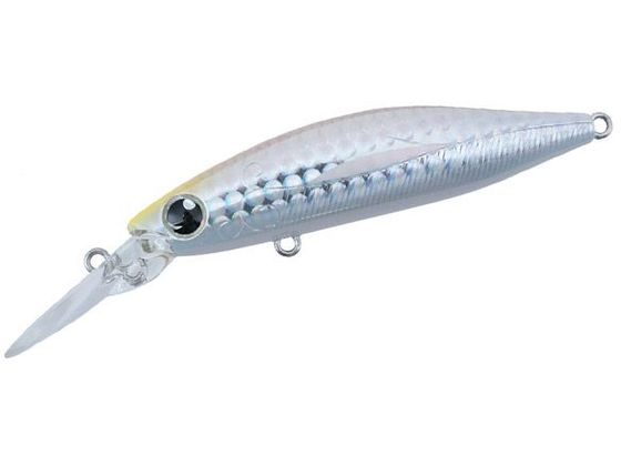 ※商品画像は参考イメージです。サイズ：７３ｍｍ 自重：１１．７ｇ タイプ：シンキング 潜行レンジ：ＭＡＸ３ｍ フック仕様：♯６●ベイエリアゲームに最適なコンパクトＤＲミノー。●Ｍａｘ３ｍ越えの潜行能力