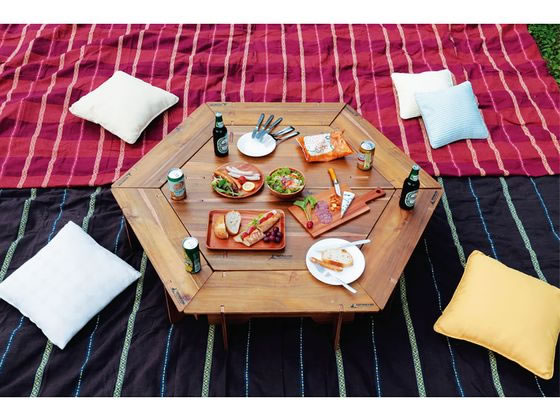 キャプテンスタッグ CSクラシックス ヘキサグリルテーブルセット[137