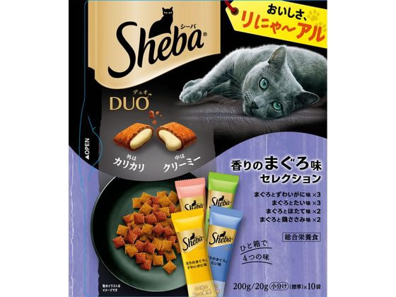 ●内容量：２００ｇ（小分け１０袋）●まぐろとずわいがに味×３・まぐろとたい味×３・まぐろとほたて味×２・まぐろと鶏ささみ味×２●総合栄養食●原産国：タイ●肉類（チキンミール、牛・羊副産物、チキンエキス