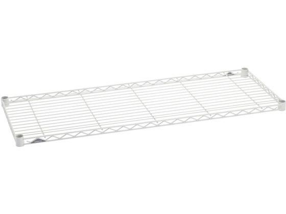 ●色：ホワイト●商品サイズ：幅 １２００×奥行 ３００×高さ ４０ｍｍ●材質：棚板：スチール（エポキシコーティング仕上げ）、テーパードスリーブ：ＡＢＳ樹脂●商品重量：３２００ｇ●耐荷重：１３５ｋｇ／棚
