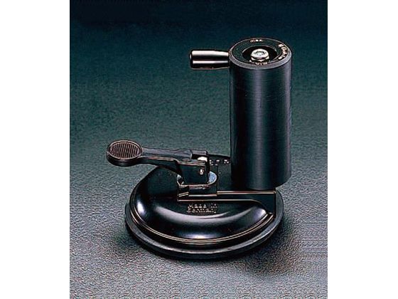 ●パットサイズ：φ１２０ｍｍ●パッド材質：天然ゴム●調整範囲：０〜８ｍｍ●ガラス板が正確な位置で固定できるようにハンドルで微調整できます。●偏芯になっているため ８ｍｍまで調整できます。●高い粘着力の
