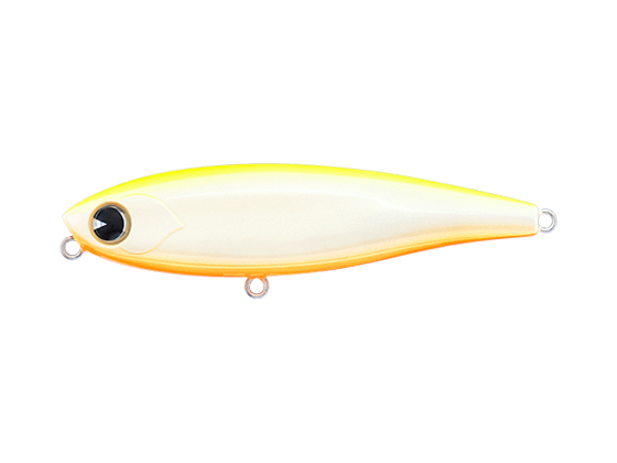 ※商品画像は参考イメージです。●［全長］：８０ｍｍ●［重量］：１２ｇ●［タイプ］：トップウォーター●［レンジ］：０ｃｍ●［アクション］：ドッグウォーク●［フック］：＃６●［リング］：＃３●［メインター