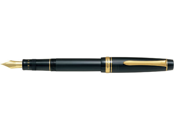 ●化粧箱入り●本体サイズ：最大径１６．０ｍｍ、全長１４８ｍｍ●重量：２７．０ｇ●ペン種：硬めの中細字●ペン先、コントロールプレート：１４Ｋ●材質：（軸・キャップ）樹脂、エンジンターン●適合コンバーター