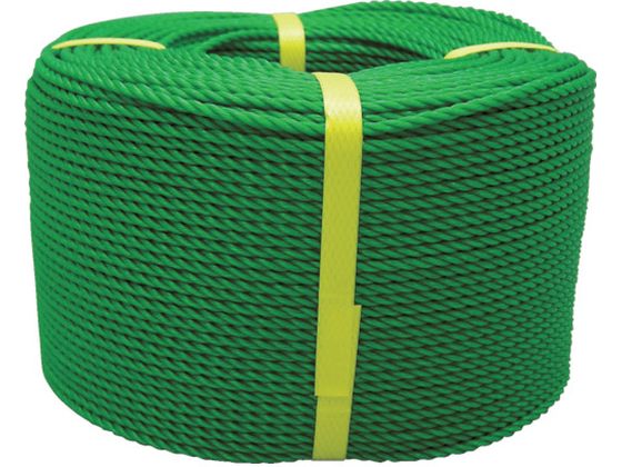 ユタカメイク ロープ PEロープ巻物 3φ×200m グリーン PE-73