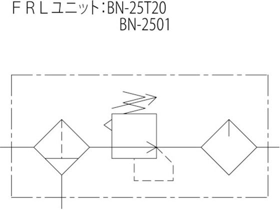 日本精器 FRLユニット20A BN-2501-20 | Forestway【通販フォレストウェイ】