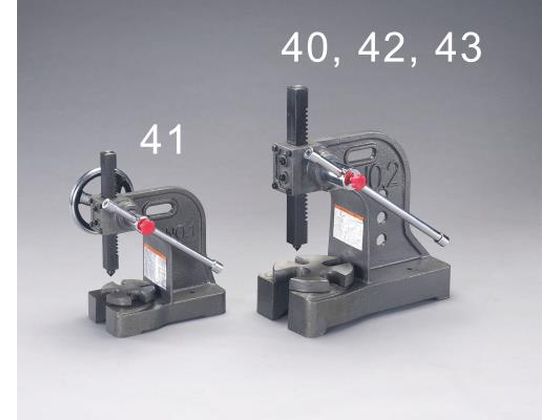 ●加圧能力：１．０ｔ●ラムサイズ：２５×２５ｍｍ●最大プレス厚：１５５ｍｍ●奥行：１１３ｍｍ●ベースサイズ：１６８×２７３ｍｍ●全高：２８２ｍｍ●ストローク：２００ｍｍ●重量：１２．２ｋｇ●ラム材質：