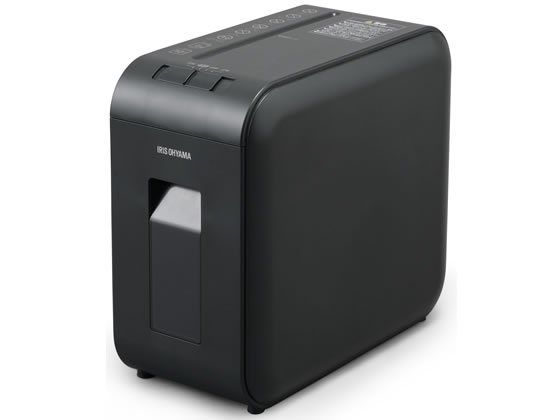 ●色：ブラック●電源：ＡＣ１００Ｖ（５０／６０Ｈｚ）●投入幅：約２２０ｍｍ●最大細断枚数：Ａ４コピー用紙６枚●定格細断枚数：Ａ４コピー用紙５枚●細断サイズ：クロスカット 約４×２５ｍｍ●細断速度：約２