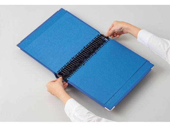 ライオン バインダーMP式 A4判タテ型30穴とじ厚20オレフィン素材貼