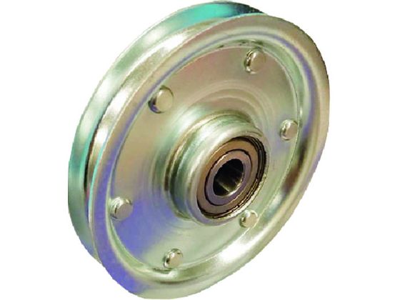 ●型番：PULLEY-1294●基本使用荷重（t）：0．080 ●最大使用ロープ径（mm）：10 ●内径（mm）：12 ●外径（mm）：94．5 ●幅（mm）：24 ●溝径（mm）：80●スチール（S