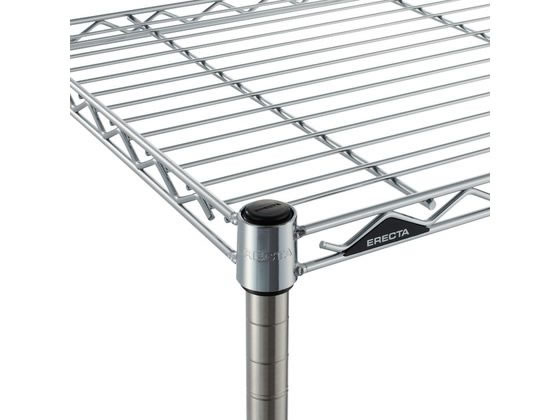 4枚組］エレクター ワイヤーシェルフ W600xD450mm クローム