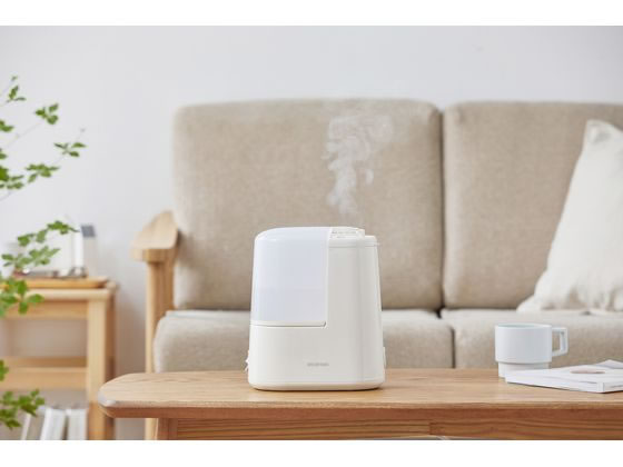 アイリスオーヤマ スチーム式加湿器 120ml アイボリー AHM-H12B-C 通販