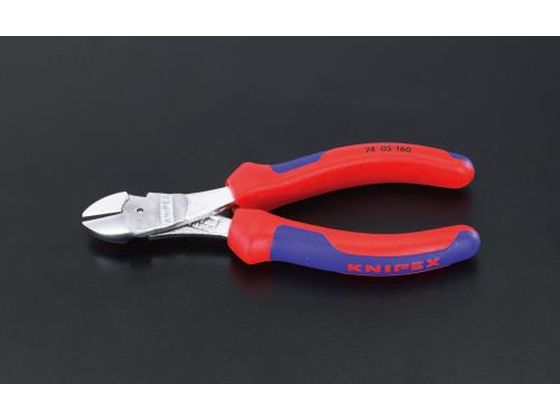 ●メーカー：ＫＮＩＰＥＸ（クニペックス）●型番：７４０５１８０●ハンドル：コンフォート●仕上げ：クロムメッキ●刃硬度：ＨＲＣ６４●全長（ｍｍ）：１８０●切断能力（ｍｍ）：中硬線：３．８、硬線：２．７、