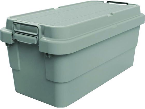 TRUSCO(トラスコ) トランクカーゴ 2個 70L グレー GYCF-70 TRUSCO トランクカーゴ フラット天板仕様 70L グレー GYCF-70 通販