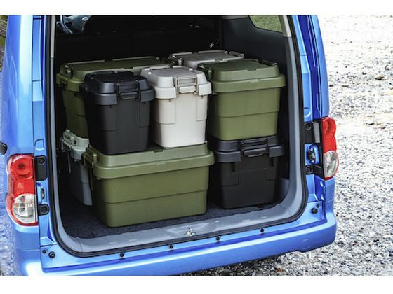 TRUSCO(トラスコ) トランクカーゴ 2個 70L グレー GYCF-70 TRUSCO トランクカーゴ フラット天板仕様 70L グレー GYCF-70 通販