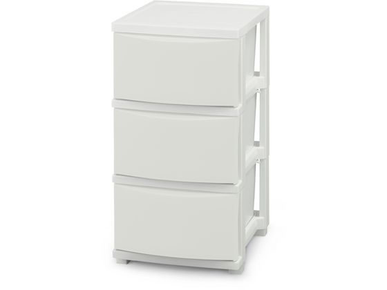 ●商品サイズ：幅約３０９×奥行約３９５×高さ約６２５ｍｍ●質量：約２．８９ｋｇ●耐荷重（約）：天板２ｋｇ、引き出し１段あたり４ｋｇ●引出内寸（約）：２３３×３４０×１５８ｍｍ●収納の目安（引出１段あた