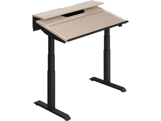 ●品番：ＤＳＥ−ＴＳＰ１２０７Ｂ−６ＡＹ０３●外寸法／幅１１５０×奥行６７５×高さ６８０〜１２９０ｍｍ●下肢空間寸法／幅９８８ｍｍ●天板厚さ／２５ｍｍ●材質／天板：（表面材）メラミン化粧板（エッジ）Ａ