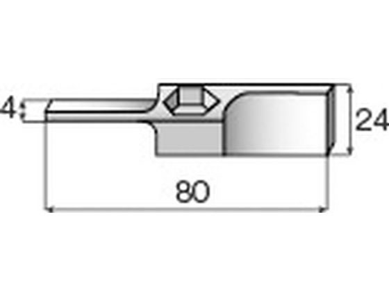 アズワン フッ素樹脂(PTFE)パドル型撹拌棒 φ8×600L NR6706-003 63-4154