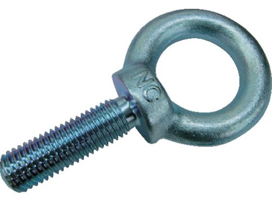 ●型番：EL3001050●ねじ径：M10 ●使用荷重（kN）：1．470 ●B（mm）：50 ●D（mm）：8 ●H（mm）：41．5 ●L（mm）：25●六角ナットなし ●M10×50●スチール（