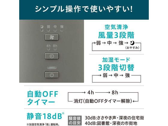 アイリスオーヤマ 加湿空気清浄機 16畳 グレー AAP-SH30A-H 通販