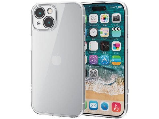 ●対応機種：ｉＰｈｏｎｅ １５●セット内容：ケース本体×１●材質：ケース本体／ＴＰＵ（熱可塑性ポリウレタン）、ポリカーボネート●カラー：クリア●ワイヤレス充電器対応：○