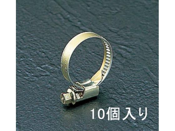 ●材質：スチール（亜鉛メッキ）●バンド厚：０．７ｍｍ●バンド幅：９ｍｍ●適合直径：８〜１２ｍｍ●入数：１０個