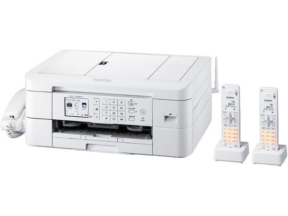 ●子機２台付モデル●最大用紙サイズ：Ａ４●機能：プリント、コピー、スキャナー、ＦＡＸ、電話●給紙容量：普通紙（１００枚）、インクジェット紙（２０枚）、光沢紙（２０枚）※光沢紙をご使用の場合には、０．２