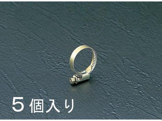 ●適合ホース径：４０〜６０ｍｍ●材質：スチール亜鉛メッキ●バンド幅：１２ｍｍ●バンド厚：１ｍｍ●入数は５個入りです。
