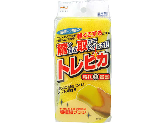 本体サイズ：８５×１７０×５０ｍｍ内容量：１個材質：：ブラシ部／ポリエステル、スポンジ／ポリウレタンフォーム耐熱温度：７０℃生産国：日本