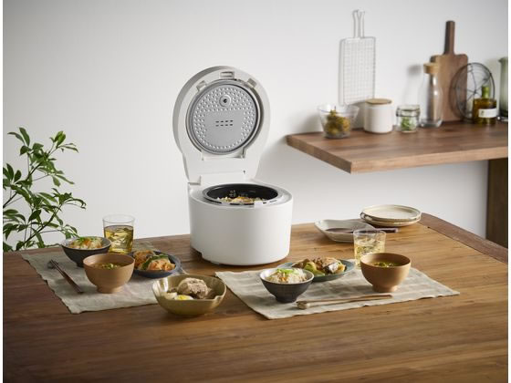 アイリスオーヤマ IHジャー炊飯器 3合 ホワイト RC-ISA30-W 通販