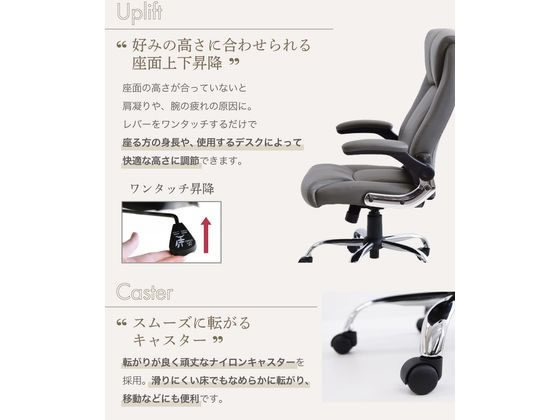 Netforce ロイズチェア ブラウン LYS-1-BR 通販【フォレストウェイ】