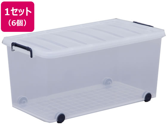 ●商品サイズ：幅約４４０×奥行約７４０×高さ約３５０ｍｍ（キャスター込）●質量：約２．５ｋｇ●耐荷重（約）：フタ２０ｋｇ（２段重ねて使用する場合）●商品内寸（約）：３７０×６５０×３２０ｍｍ●注文単位
