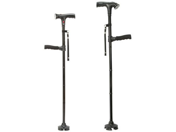 ●サイズ（１本）：［レギュラー］（約）幅２３×奥行１０×高さ７８．５〜８８．５ｃｍ、収納時／（約）１３×１５．５×３２ｃｍ、［ロング］（約）幅２３×奥行１０×高さ８７．５〜９７．５ｃｍ、収納時／（約）