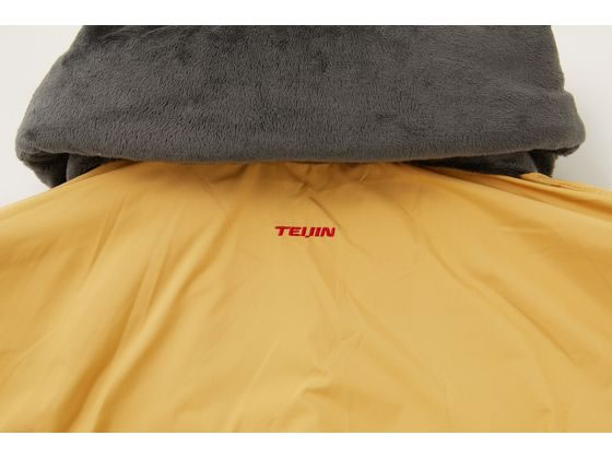 TEIJIN 速暖半纏すぐぽか S～M チャコールグレー／キャメル TEIJIN 速暖半纏すぐぽか S～M チャコールグレー／キャメル