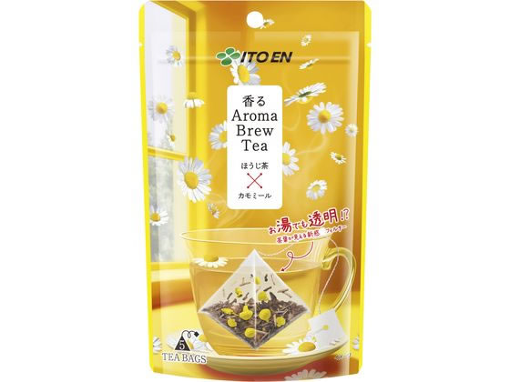 伊藤園 香るAromaBrewTea ほうじ茶×カモミール 5袋 通販【フォレスト