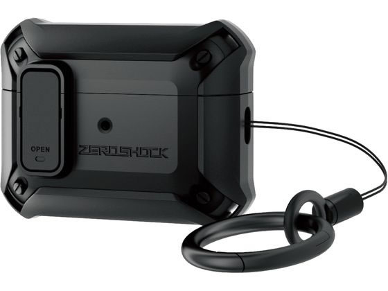 エレコム AirPods Pro2用ZEROSHOCKケース AVA-AP4ZEROLBK 通販