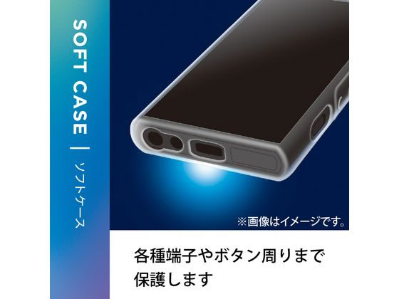エレコム SONY WALKMAN A300シリーズ用ソフトケース AVS-A23UCTCR 通販