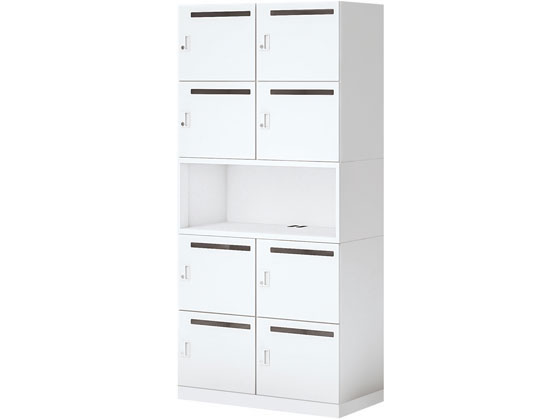 ●品番：ＳＮＮ−ＲＭ８７ＹＭＢ−ＳＡＷ１−Ｋ●外寸法：幅９００×奥行４５０×高さ１９１０ｍｍ●メール穴開口寸法：幅３４０×高さ２５ｍｍ●庫内仕切り下部内寸法：幅３８８×奥行３１２×高さ４０ｍｍ●ロッカ