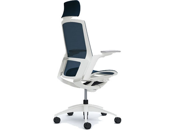 C78DGW フィノラ 可動肘 エクストラハイバック 座クッション ホワイトパネル ポリッシュ脚 ホワイトボディ ハンガー付 ウレタンキャスター (オカムラ) C78DGW |フィノラ Finora アジャストアーム エクストラ