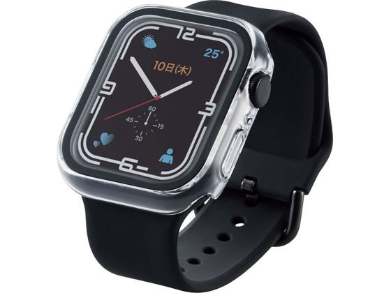 ●対応機種：ＡｐｐｌｅＷａｔｃｈＳｅｒｉｅｓ９、８、７［４５ｍｍ］●セット内容：ケース本体×１●材質：ケース本体：ガラス、ポリカーボネート●カラー：クリア