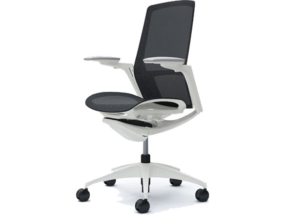 ●品番：Ｃ７８５ＷＷ Ｆ１Ｅ１●背座タイプ：背／メッシュ、座／メッシュ●カスタムパネル：ホワイト●脚カラー：ホワイト●ボディカラー：ホワイト●肘タイプ：アジャストアーム●外寸法：幅６９０〜７４０×６８