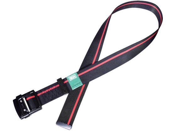 ●型番：47413RF●色：黒／緋 ●胴ベルト寸法幅×長さ（mm）：50×1200●軽量アルミスライドバックルタイプ ●参考ウエストサイズ：約100cm ●安全帯用胴ベルトの規格適合品●バックル：軽量